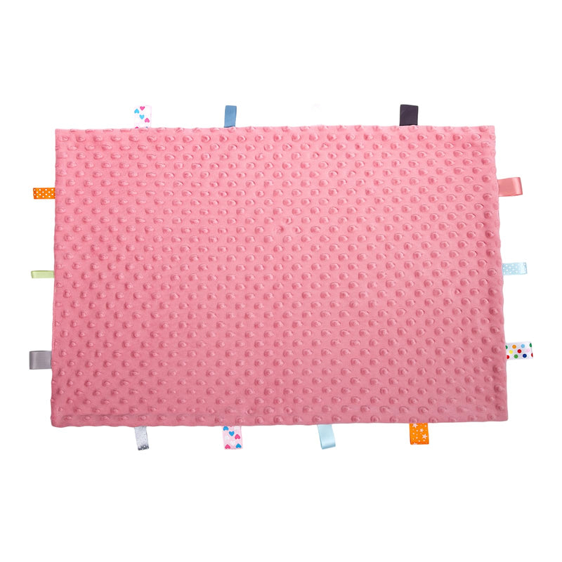 XL Fidget Blanket for Adults with Dementia 45x65cm, Sensory Mat & Adult Activities, Alzheimer's Aids & Elderly Gifts, 3D Bubble & Crystal Velvet (Hot Pink) Hot Pink