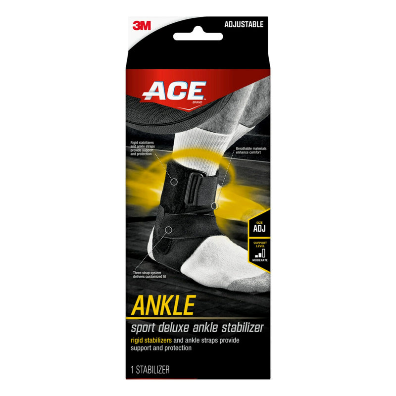 ACE Sport Deluxe Ankle Stabilizer, Adjustable 1 Count (Pack of 1) Sport Deluxe Stabilizer
