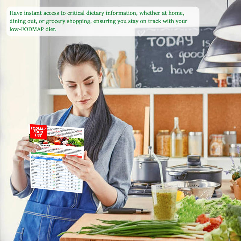 [Australia] - 3 Set Fodmap Food List Chart, Low Fodmap Diet List of Foods,Fodmap Friendly Food Guide for IBS,Food Calorie Chart & IBS Food List,IBS Symptom Relief, Easy Recipes 