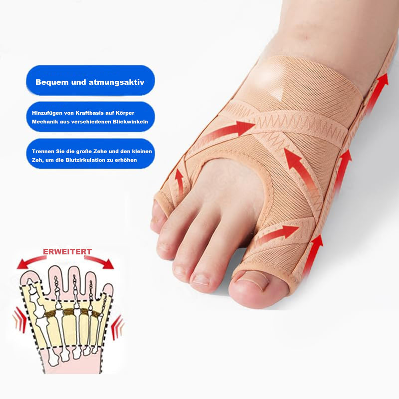 [Australia] - LAPLUIE Hallux Valgus Corrector, Big Toe Tail Toe Pain Relief, Hallux Valgus Bandage, Hammer Toe Correction (L) L 