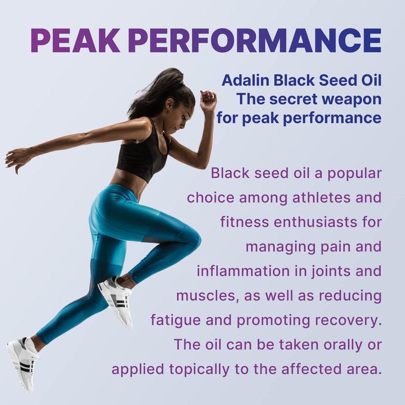 [Australia] - ADALIN Black Seed Oil Liquid 8.4 fl oz | Nigella Sativa Seed Oil | High Thymoquinone | Cold Pressed | Glass Bottle | Blackseed | Vegan | Gluten Free 2 Piece Set 