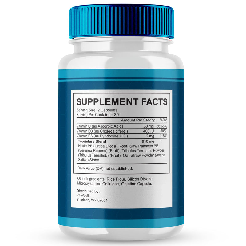 Prostapure Capsules, Prostapure Prostate Health Supplement Pills - Extra Strength, Prosta Pure Supports Prostate Heath All Natural Formula, Prostapure Capsules Reviews (60 Capsules)