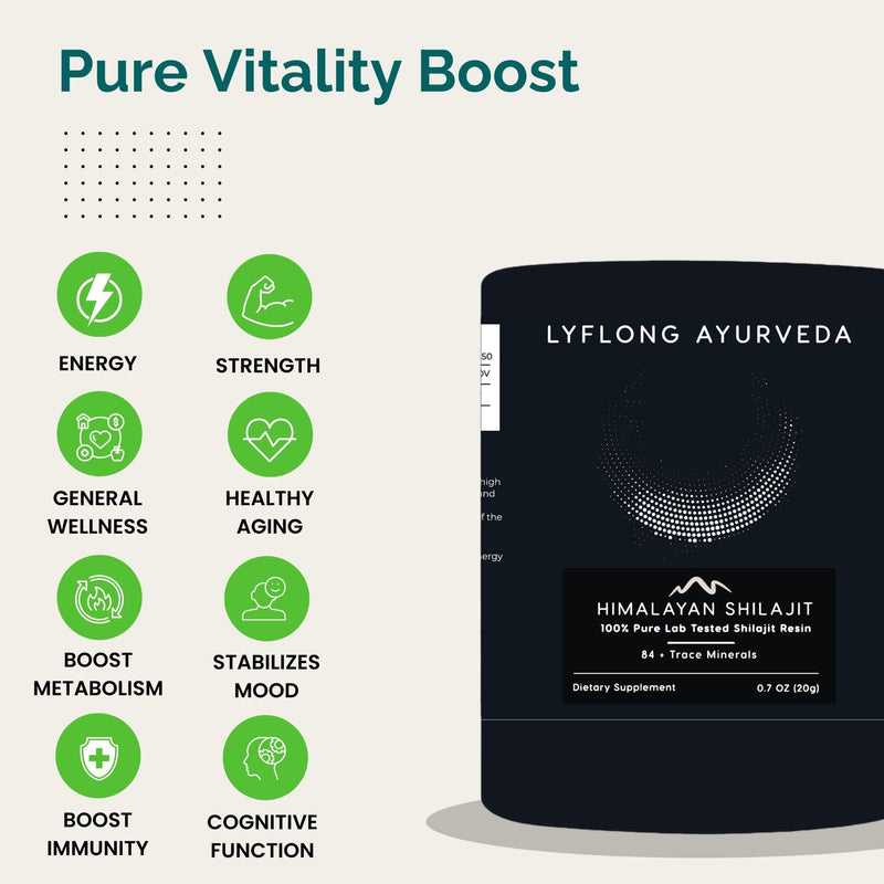 [Australia] - Shilajit Pure Himalayan Organic - Shilajit Resin, 0.7 Fl Oz, Extremely Potent and Effective, Himalayan Shilajit, 84+ Trace Minerals, 75%+ Fulvic Acid, with Lab Test Report-50 Servings 