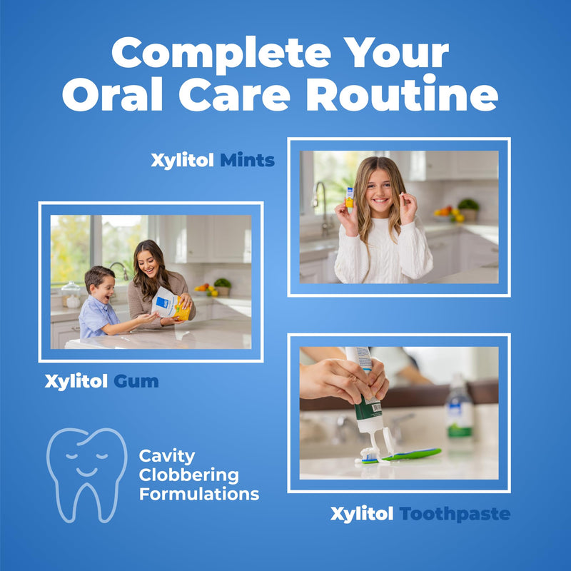 [Australia] - Epic Dental Xylitol Fluoride Toothpaste for Adults - SLS-Free Spearmint with 31% Xylitol - Oral Care for Dry Mouth, Fresh Breath & Enamel Health - Vegan, Gluten-Free - 4.9oz (2-Pack) 