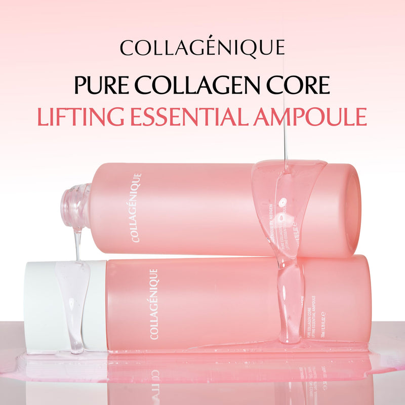 NEOGEN Collagenique Pure Collagen Core Lifting Essential Ampoule 8.79 oz / 260ml - Core Lifting7 Collagen Vita Complex, Collageneer, Vitamin B12, Elasticity, Moisturizing, Korean Skin Care | 260ml big-size (8x a 30ml serum), 2-in-1 toner + ampoule, 2% ...