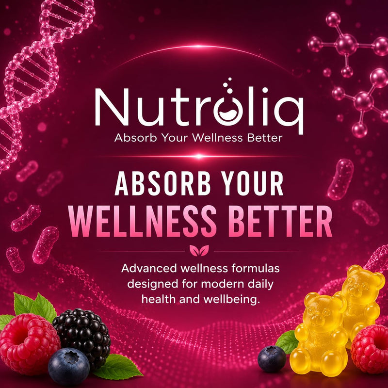 Nutroliq Prebiotic & Probiotic Sugar-Free Gummies - Gut Health Supplements for Women, Men, Kids to Support Digestive System, Immune System Booster - 10 Billion CFU Per Serving, Vegan - 60 Gummies 60 count (Pack of 1)