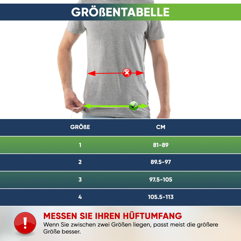 [Australia] - aHeal Inguinal Hernia Men's Medical Support Belt - Inguinal Hernia Belt for Men, Soft Elastic Hernia Band Inguinal Hernia, Pain Relief Inguinal Hernia Belt & Hernia Belt - Size 3 Black Size 3 (Pack of 1) 