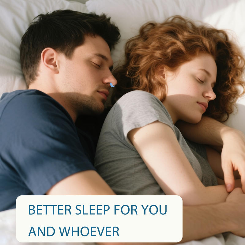 [Australia] - Nasal Dilators for SnoringÔºà2 Count), Extra Strength Nose Dilators for Breathing, Boost Oxygen Inhale, Improve Sleep Quality (1x Small & 1x Medium) Blue 
