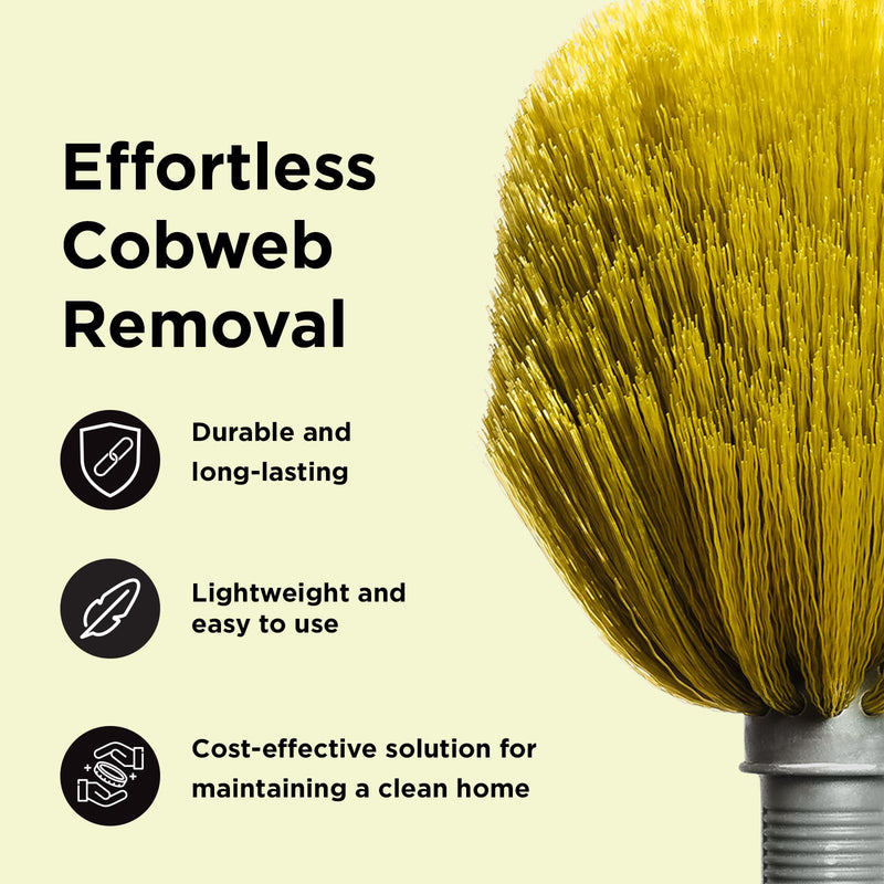 [Australia] - DOCAZOO DocaPole Microfiber Duster, Ceiling, Corner, and Cobweb Dusting Attachement for High Ceilings and Surfaces, Home Cleaning Kit, Pole Not Included 1 Pk - Cobweb Duster 