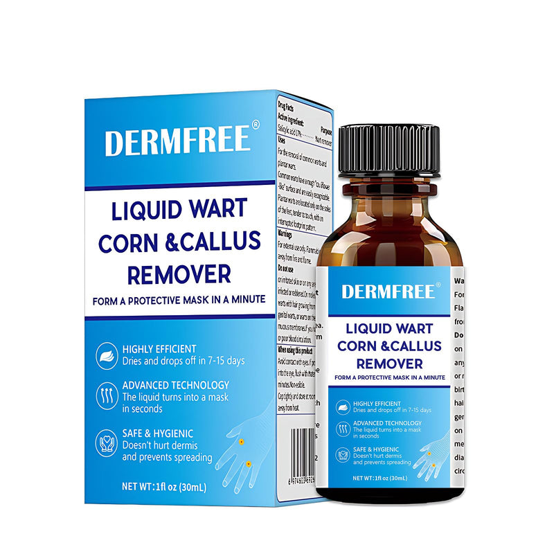 [Australia] - LIGUID WART Remover,Fast Action Wart Remover,Wart Liquid with Salicylic Acid, Plantar Wart, Common Wart, Flat Wart,Corn, Callus,1floz(30mL) 1 bottle 