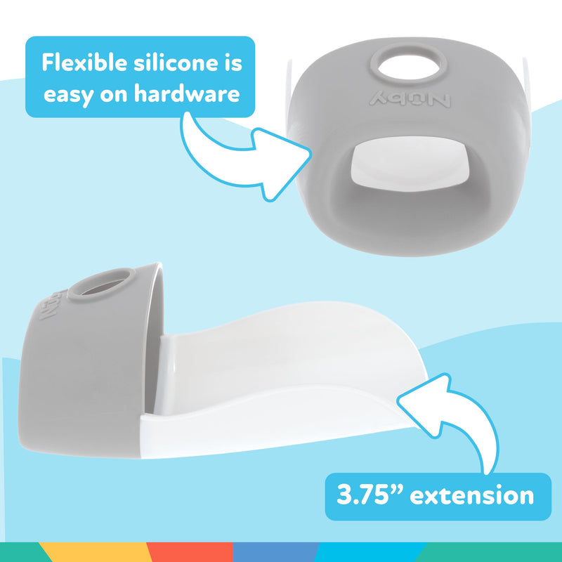 [Australia] - Nuby 2-in-1 Faucet Extenders for Toddlers - 2 Pack - Sink Extension for Bathroom or Kitchen - Helps Water Reach Kids for Handwashing 