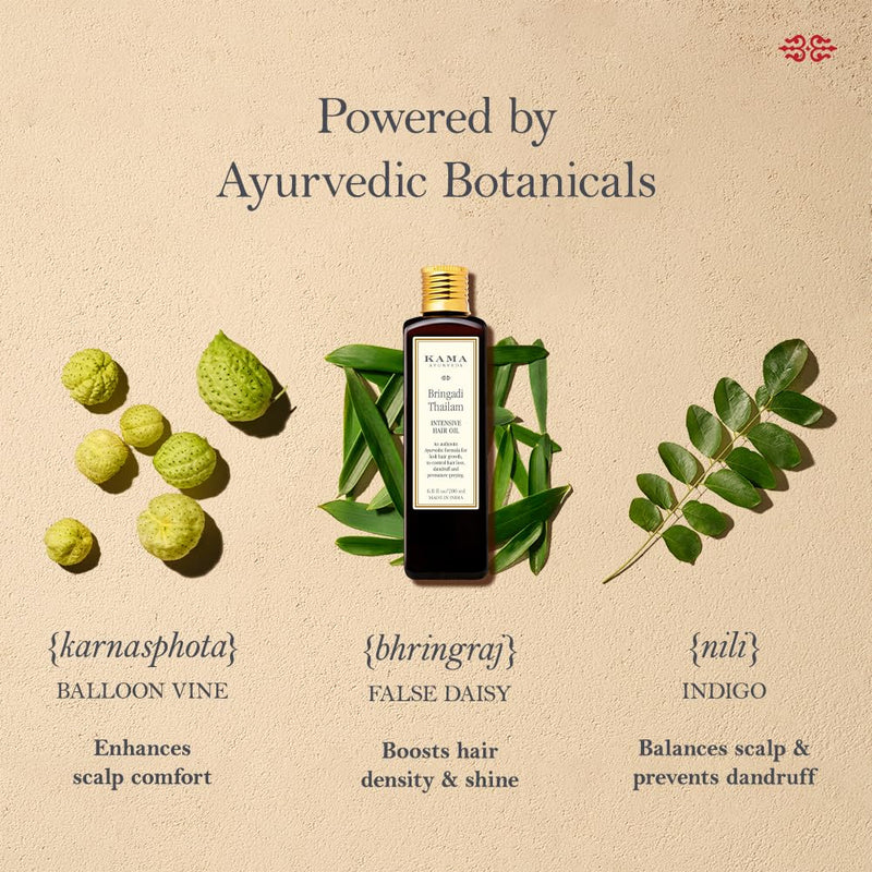 [Australia] - Kama Ayurveda Bringadi Intensive Hair Treatment, 100ml 3.38 Fl Oz (Pack of 1) 
