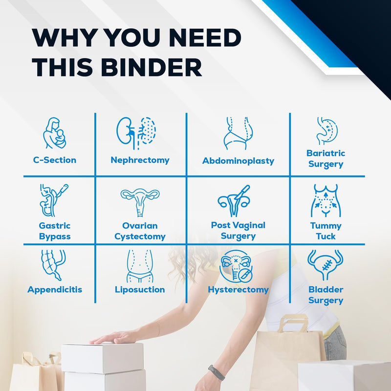 [Australia] - NYOrtho Abdominal Binder Lower Waist Support Belt - Compression Wrap for Men and Women MADE IN USA (45" - 60") 3 Panel - 9" 3 Panel - 9" High 45-60 Inch (Pack of 1) 