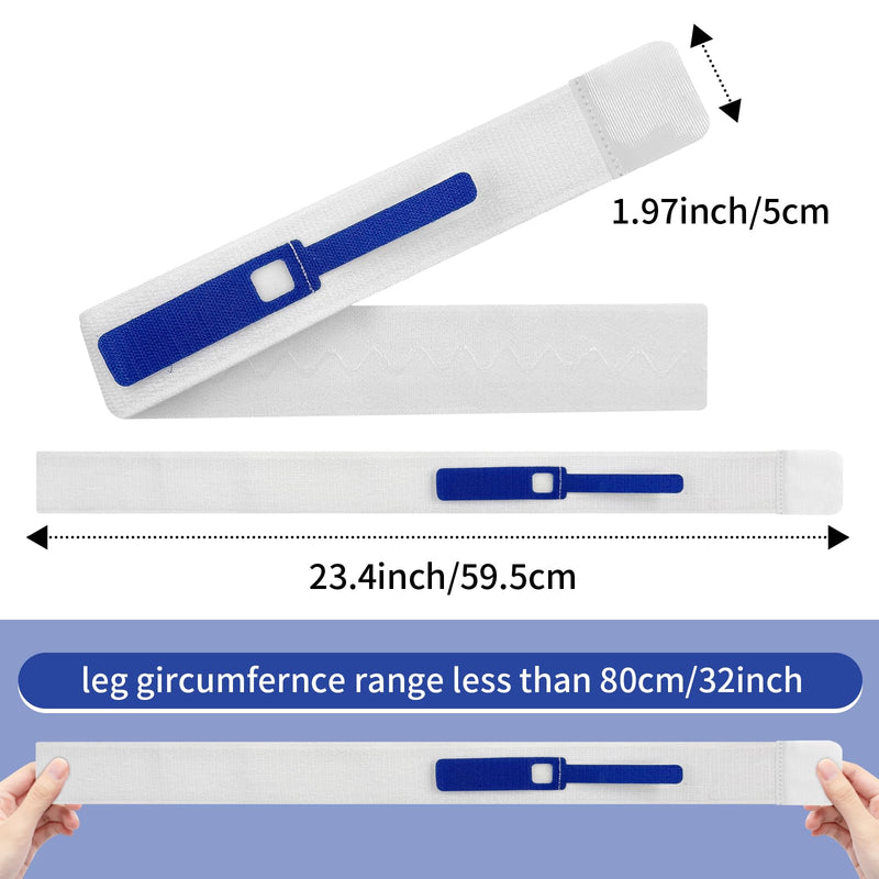 [Australia] - 3 Pack 2000mL Catheter Bags and 1 Pack Foley Catheter Leg Strap 23" Long x 2" Wide,Urinary Drainage Bag with Anti-Reflux Chamber and 2000 mL Volume, 48" Drainage Tube, Clips and Hanging Hook 3pack+Foley Catheter Leg Strap 