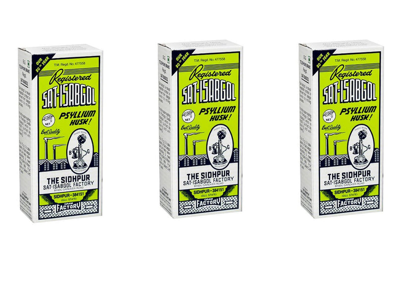 Sat-Isabgol (Psyllium Husk) 100g (Pack of 3) 100 g (Pack of 3)