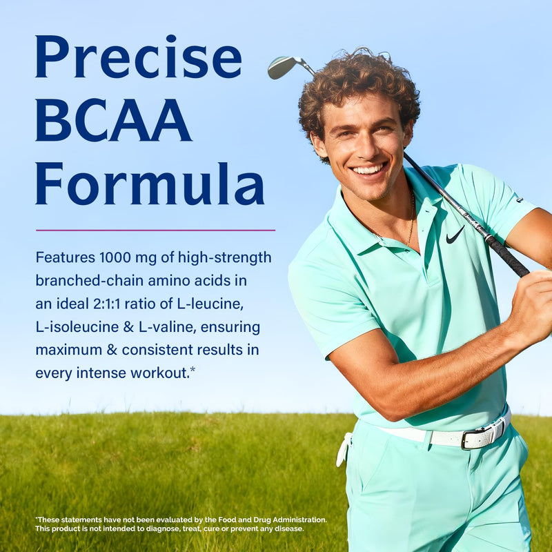 Innate Vitality BCAA Capsules, for Men & Women, 2:1:1 Branched Chain Amino Acids, L-Leucine, L-Isoleucine, L-Valine, No Mixing, No Mess, Energy, Recovery, Focus, On-the-Go, Non-GMO, 60 Count