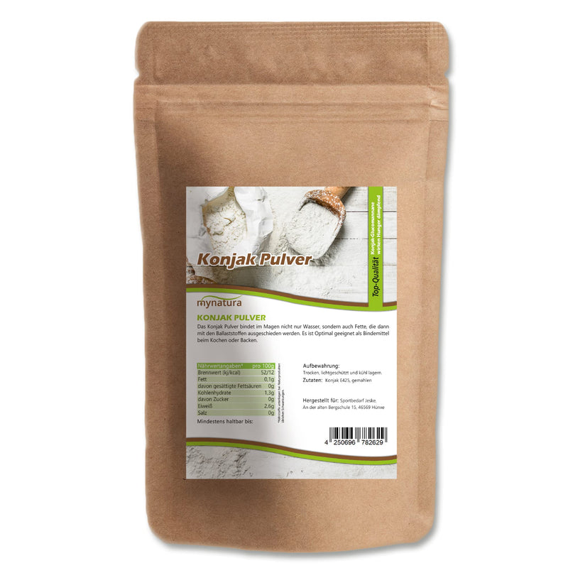 [Australia] - Mynatura Konjac Powder I Root Powder I Konjac Root I Konjac Flour I Gluten Free I Konjac Powder Flour Alternative I In a Bag (250g) 250g (Pack of 1) 