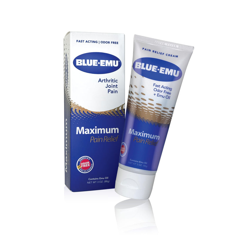 [Australia] - Blue Emu Arthritis Maximum Pain Relief Topical Cream for Muscles, Joints and Strains w/Emu Oil, 3oz,2 Pack 