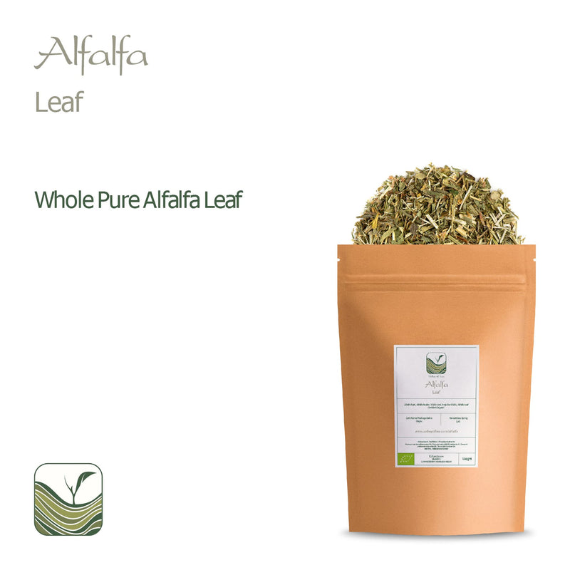[Australia] - Alfalfa Herb Organic Medicago Sativa - Loose Leaf Quality Lucerne - Erba Medica Tonic - Alfalfa Leaf Organic Dried Alfalfa Leaves Loose Alfalfa Tea Herb Bio Alfalfa Tea Loose Leaf Tea 
