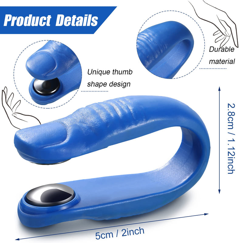 [Australia] - 8 Pcs Migraine Relief Clip Acupressure Hand Pressure Point Clip Headache Pressure Point Tool for Relaxation(Green, Blue) 