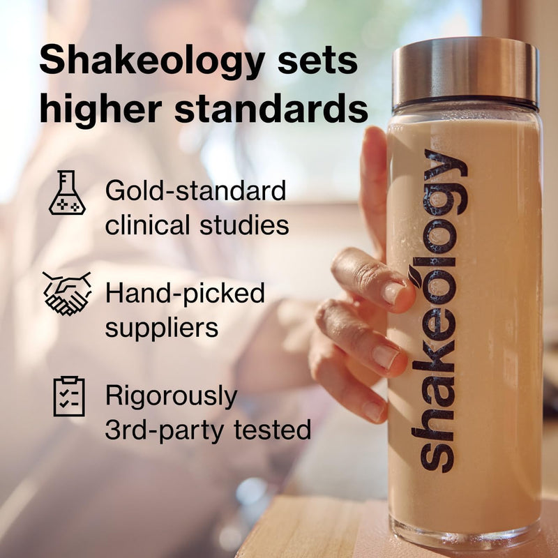 BODi Shakeology 0g Added Sugar Plant Based Protein Powder Blend, Gluten-Free Shake with Vitamins and Minerals – Helps Support Healthy Weight Loss, Lean Muscle, Cookies and Creamy- 14 Servings Cookies & Creamy Vegan 14 Individual Packets