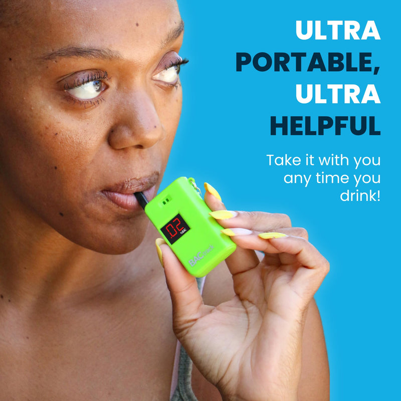 BACtrack Keychain Breathalyzer | Portable BAC Alcohol Tester | Green | 3 Mouthpieces Included | For Home & Personal Use 1