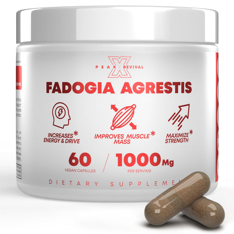 [Australia] - Fadogia Agrestis 1000mg Per Serving Supplement - Potent Extract to Increase Energy, Athletic Performance & Muscle Mass - Supplements, Made in The USA (60 Capsules) 