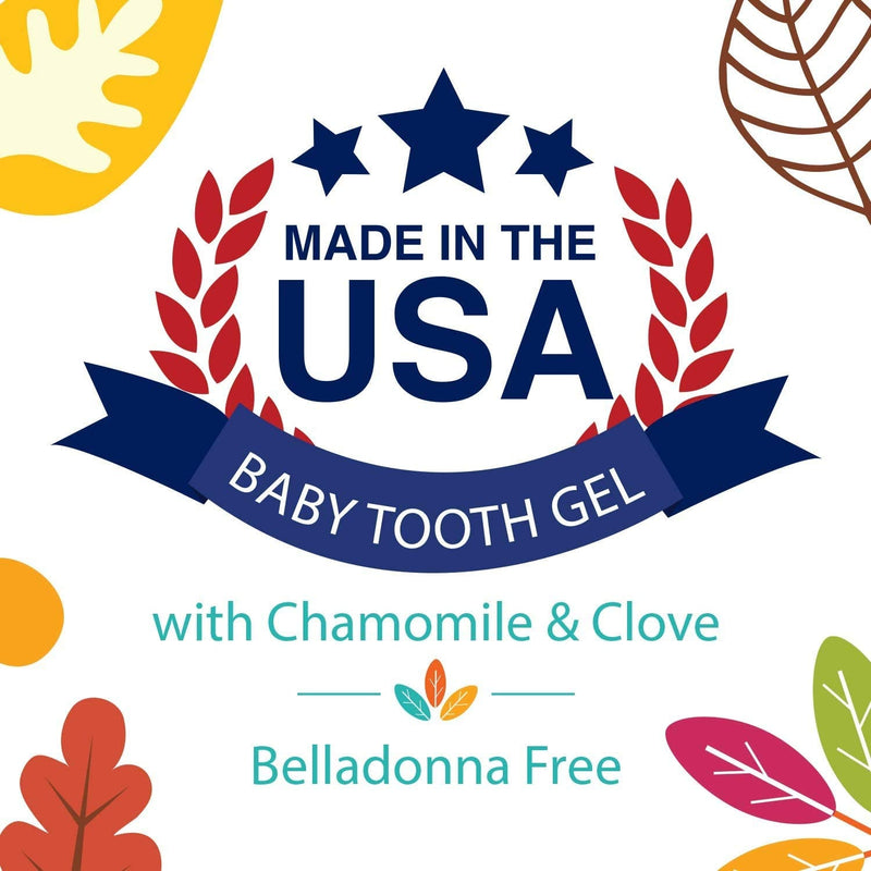 [Australia] - Dr. Talbot's Baby Tooth Gel for Sore Gums, Naturally Inspired, 2 Pack, Each 0.53 oz, benzocaine Free, Belladonna Free Day Time 0.53 Ounce (Pack of 2) 