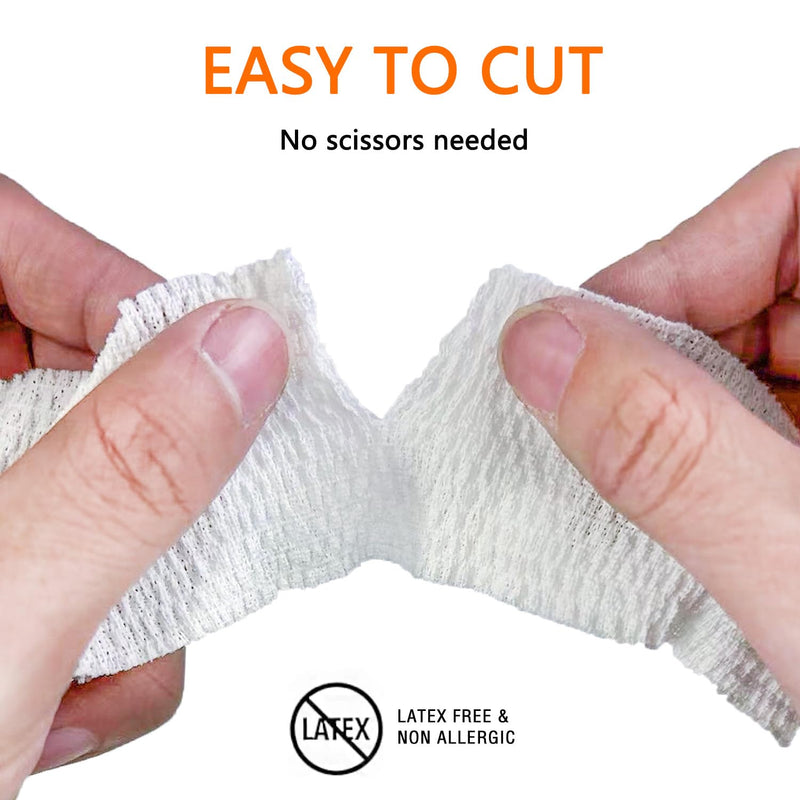 ANAMPION Weightlifting Hook Grip Tape 4 Roll 23ft/Roll Comfortable & Stretchy Athletic Thumb Tape for Weight Lifting & Cross Training Gym Workout Tape - Protect Thumb, Wrist & Finger MIX-1.5"-4Roll