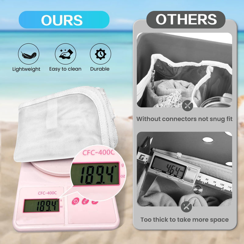 XYFuuee Strap Wrap for Bogg Bag Accessories,Beach Bag Organizer Inserts for Original Large Bogg Bag Accessories