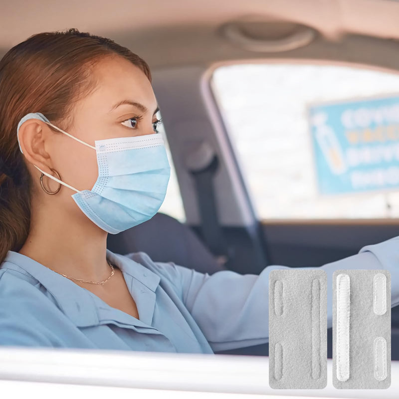 [Australia] - 16 Pcs Nasal Cannula Ear Cushions Soft Oxygen Ear Protectors Confort Cannula Wrap 8 Pairs Oxygen Tubing for Oxygen Users to Help Relieve Ear Pain (Grey) 