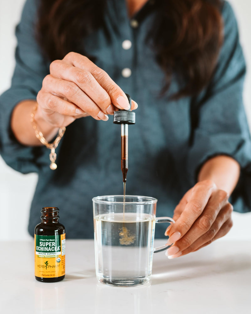 [Australia] - Herb Pharm Certified Organic Super Echinacea Liquid Extract for Active Immune System Support - 4 Oz 4 Fl Oz (Pack of 1) 