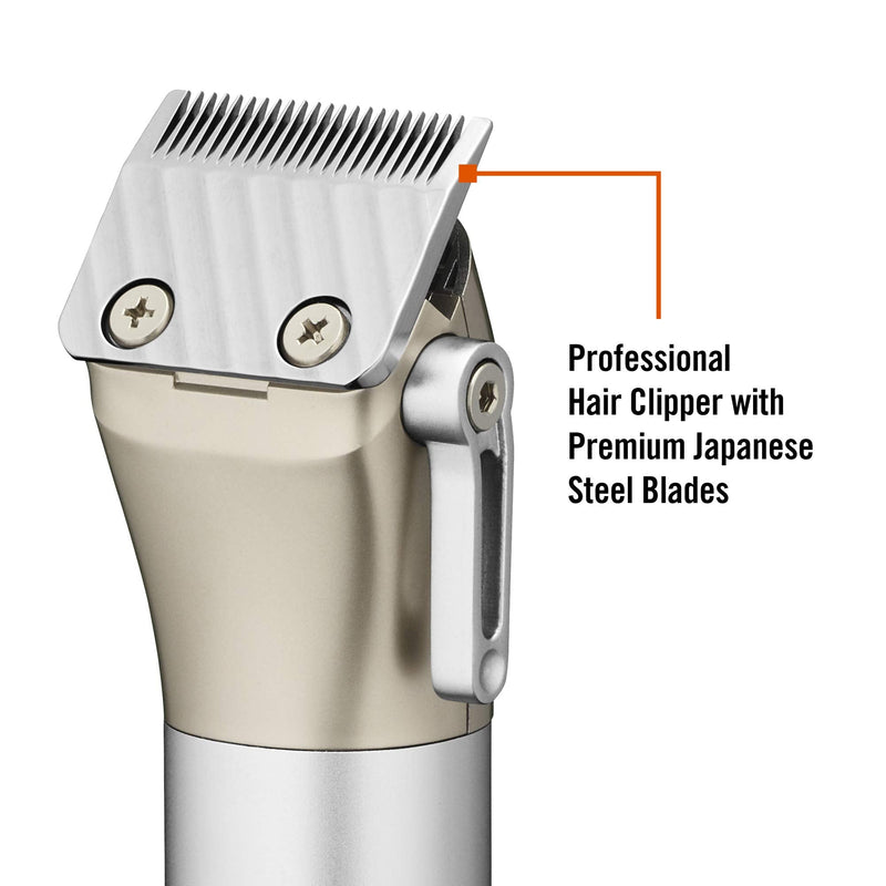 [Australia] - ConairMAN Hair Clippers for Men, 13-Piece Home Hair Cutting Kit with High Performance Professional MetalCraft Clipper 
