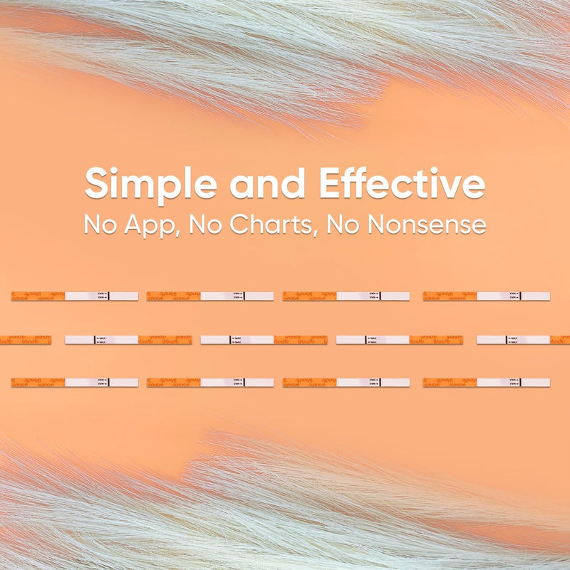 Wondfo 5mm Pregnancy Test Strips - HCG Detection 25 MIU/ml | Pruebas de Embarazo-Home Test of Reliable Result - Individually Wrapped 10 Count 10 Count（5mm,25mIU/ml）