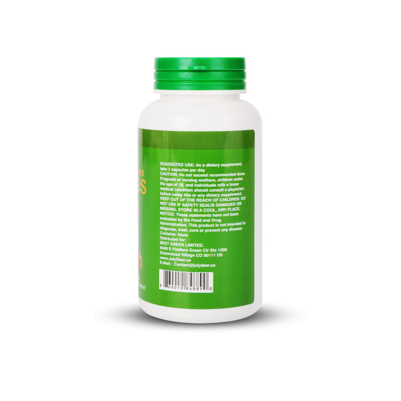 JulyDeer Veggies Supplement Balance of Natural – 90 Total Vegetarian Caps | 18 Whole Veggie Blend | Fresh Superfood Formula with Vitamins and Minerals for Daily Energy Replenishment, Boosting Vitality