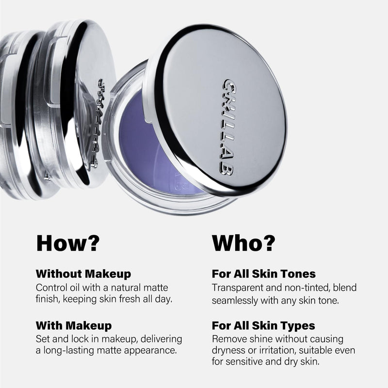 [Australia] - Chillab The Signature Trio Set Makeup Gift Box with Lavender Matte Powder New Edition & Magic Black Plumping Lip Oil, Everyday Beauty Essentials, Perfect Holiday Gift for Her 