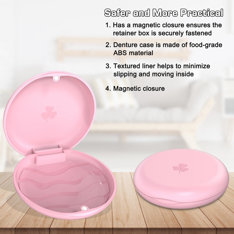 [Australia] - Orthodontic Mouthguard Case, Dental Retainer Case, Aligners Case (Pink) Pink 