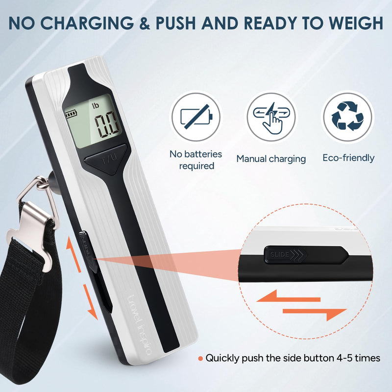 Battery-Free Luggage Scale 3PCS