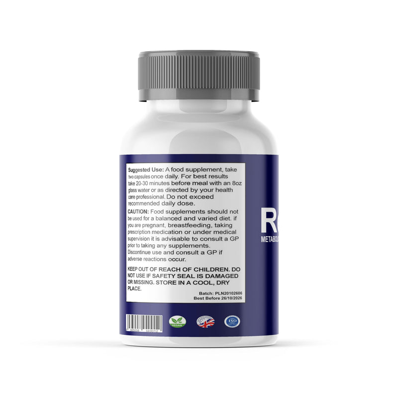 Renew - Metabolic Regeneration Formula - All Natural Formula- 60 Capsules / 1 Month Supply