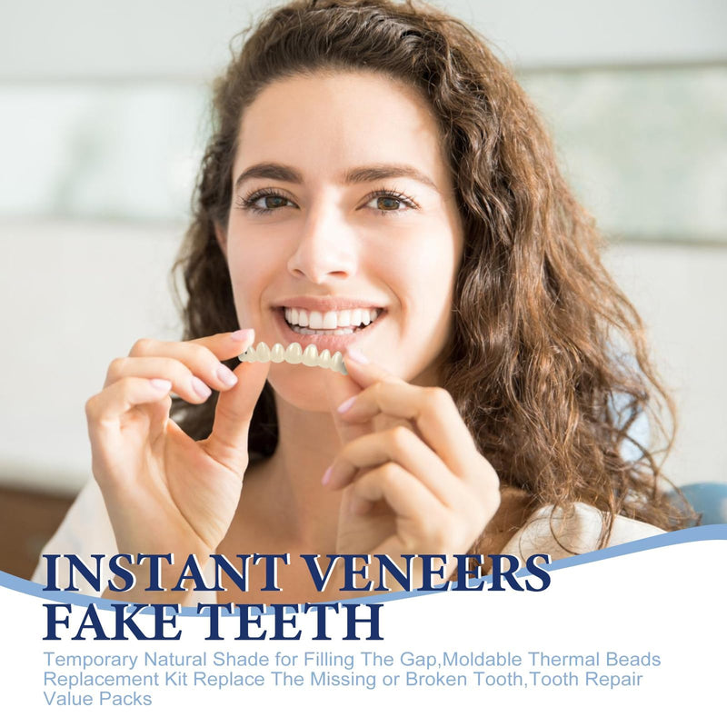 [Australia] - Tooth Repair KitÔºåTemporary Natural Shade for Filling The Gap, Moldable Thermal Beads Replacement Kit Replace The Missing or Broken Tooth-6PCS-T002 
