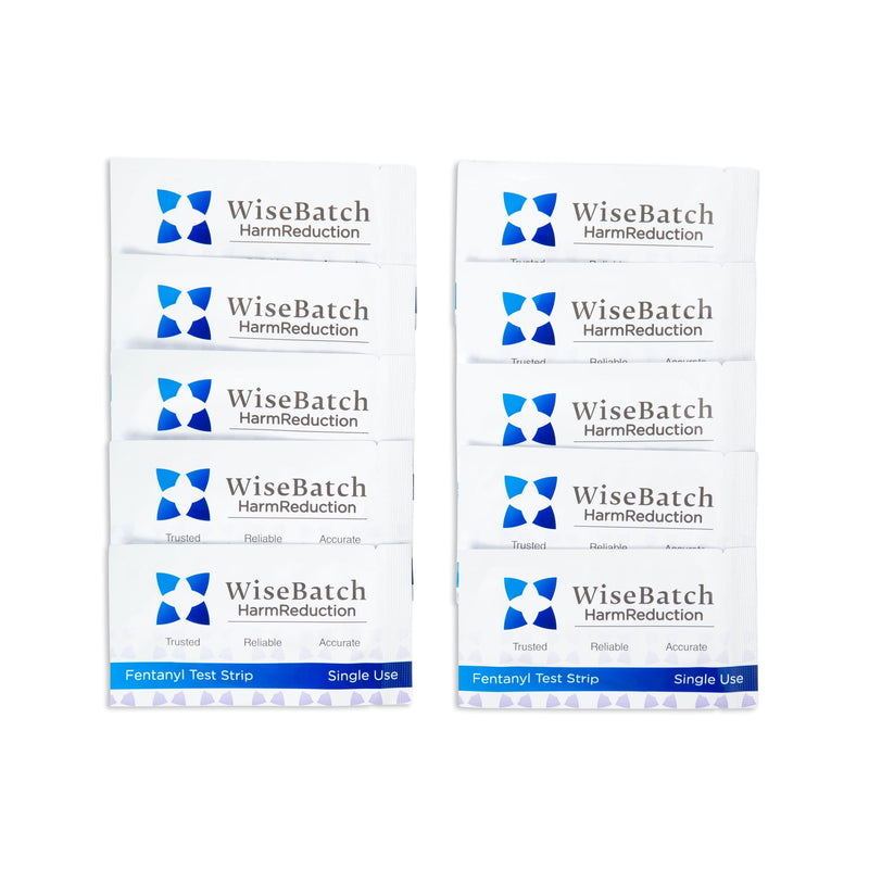 WiseBatch Fentanyl Test Strip + MicroScoop and Instructions, Pack of Ten (10) – #1 Most Trusted Fentanyl Test Strip on Market – ±99% Accurate – Results in <2 Mins – Prevent Overdoses 1 Count (Pack of 10)