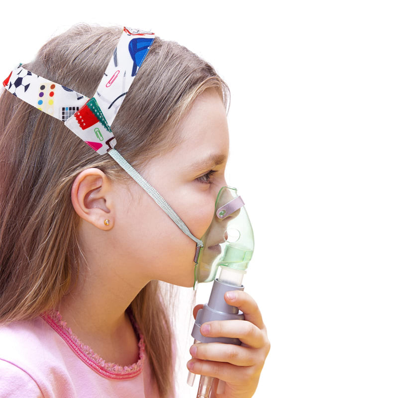 [Australia] - No-Slip Nebulizer Mask Head Strap for Kids,Nebulizer Mask Strap Holder for Cool Mist,Adjustable Mask Holder for Children 
