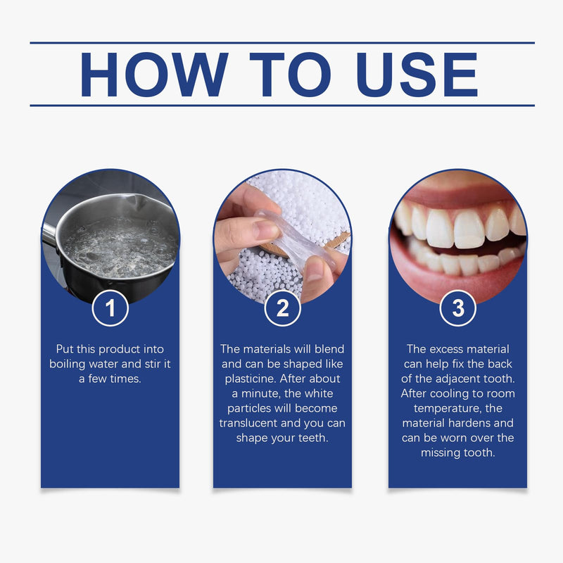 [Australia] - Dental Filling Beads(30ML/1FL.OZ) | Temporary filling, Covering of tooth cavities | Comfort-focused experience, DIY Tooth Filling Kit 
