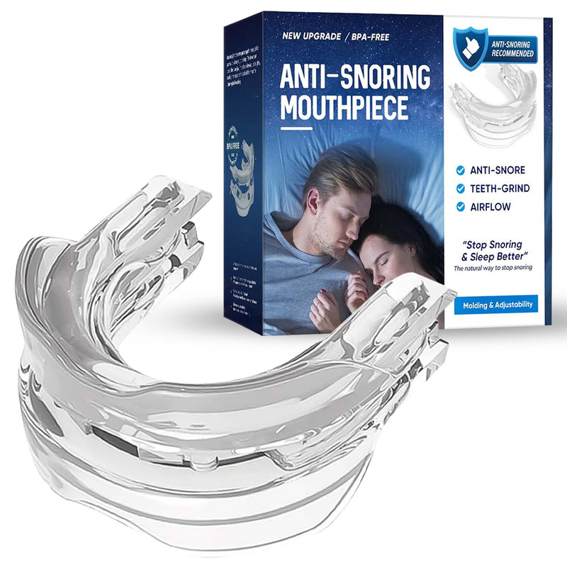 [Australia] - Snoring Stopper, Anti-Snoring Mouthpiece, Effective Snoring Stopper Bite Splints, Adjustable Grinding Splint for Night for Men and Women, Anti Snoring Splint Prevent Bruxism & Snore 1 Count (Snoring Stopper) 