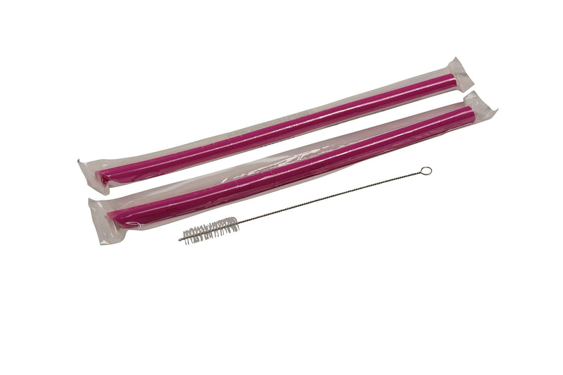 [Australia] - Pink Vocal Tubes for Speech Therapy and Singing Therapy Straws for Vocal Health - Set of 2 Silicone Tubes for water resistant Voice Therapy and Tube Phonation Singing exercises and singing training 
