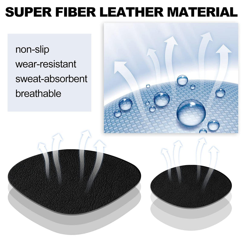 [Australia] - Shoe Heel Repair, 4 Pairs Self-Adhesive Inside Shoe Patches Kit for Repair Holes 4 Pair Black 