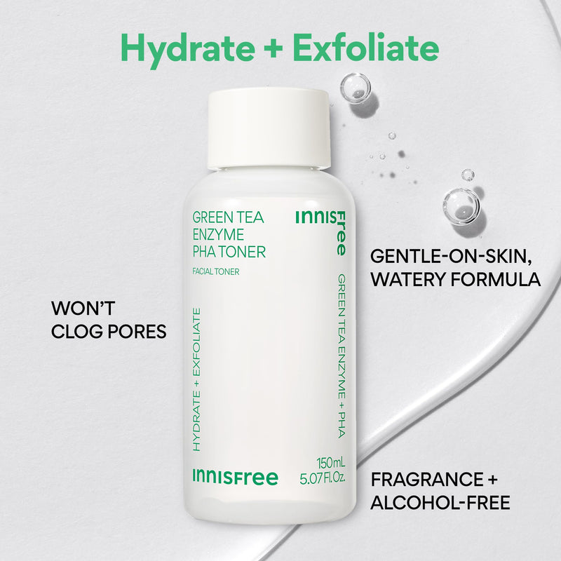 [Australia] - innisfree Hydration Heroes with Green Tea, Routine Kit with Korean Skincare Serum, Cleanser, Toner, and Cream (Packaging May Vary) 