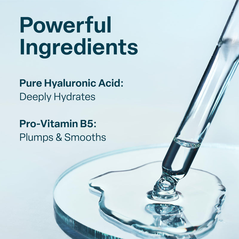 QRxLabs Hyaluronic Acid Serum - Hydration Serum for Face Anti Aging with Vitamin B5 - Face Hydration & Elasticity Boost - Essential Facial Care Formula - 2 Fl Oz, Pack of 1 Hydrolific Serum