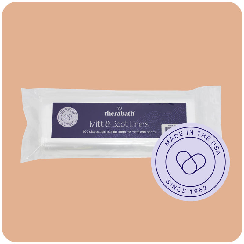 [Australia] - Therabath Disposable Mitt and Boot Liners, for Arthritis and Skin Therapy, Paraffin Wax Liners for Hands and Feet, Use with Insulated Mitts and Boots, for Home and Spa, Made in the USA, 100 Count 