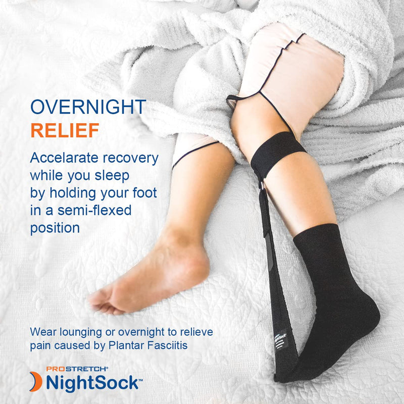 ProStretch Calf Stretcher, NightSock, and Tuli's Foot Therapy Wrap Bundle - Plantar Fasciitis & Foot Pain Relief